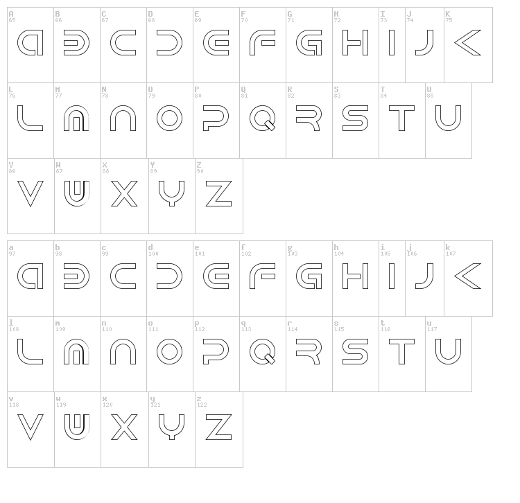 Android font map